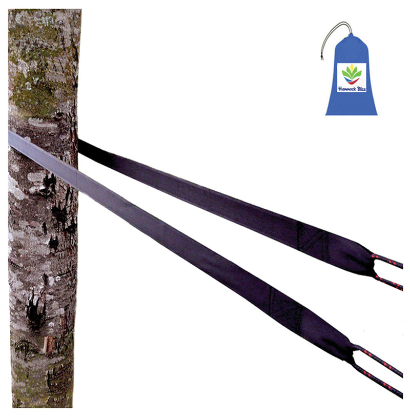 Load image into Gallery viewer, Upgrade Your Hammock Setup with Hammock Bliss Extra Long Tree Straps
