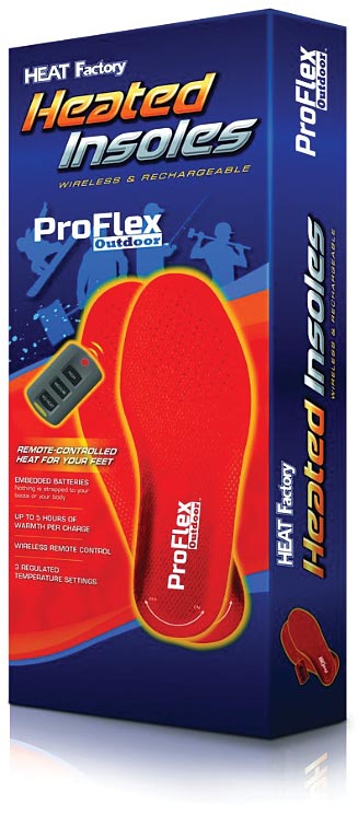 Heat Factory Pro Flex Heated Insoles with Hand & Foot Warmers - Stay Cozy All Day!