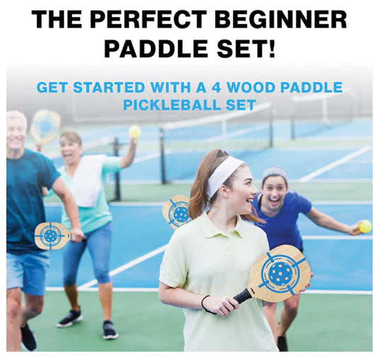 Premium Core Pickleball Wood Paddle Set - Durable and Reliable for Ultimate Performance