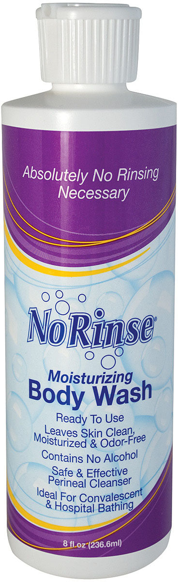 No-Rinse Shampoo & Body Wash Combo - 8oz, Waterless, Gentle, Hydrating ...