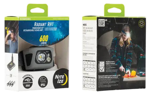 Nite Ize Radiant RH1 Rechargeable Headlamp: Illuminate Your Adventures with Ease