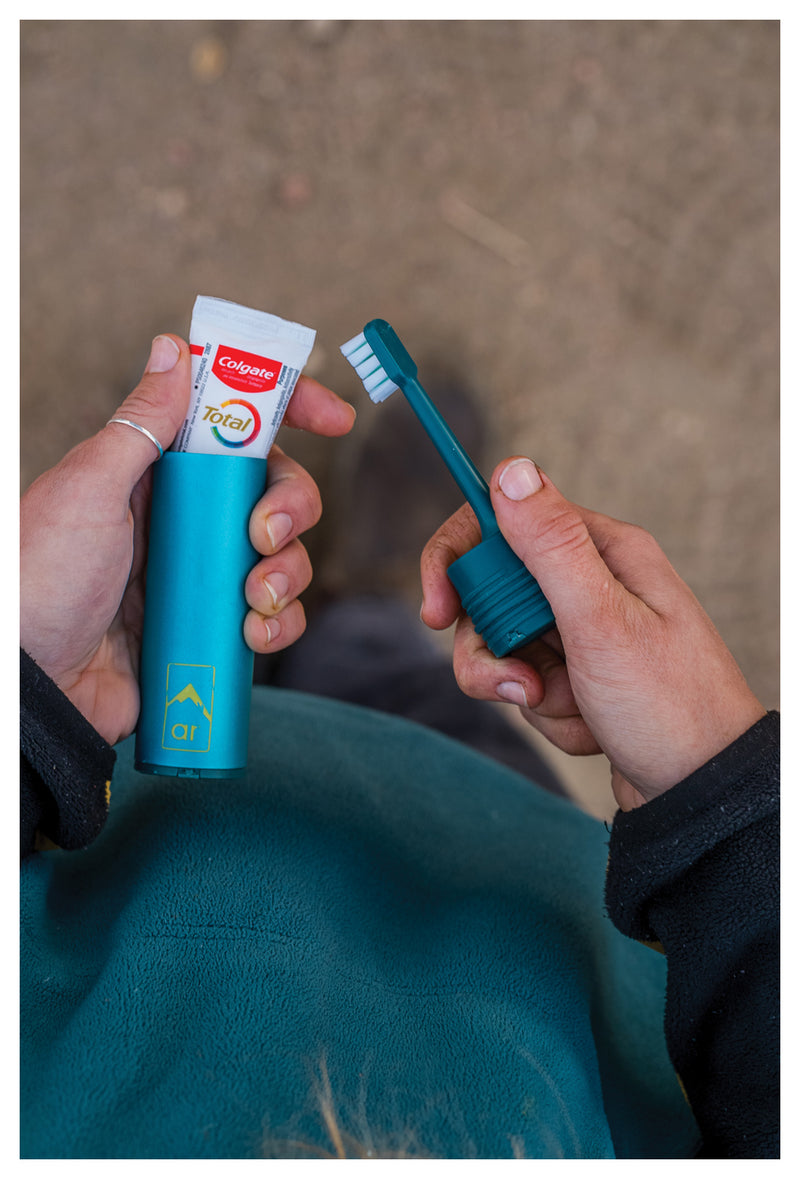 Load image into Gallery viewer, Adventure Ready Tooth Care Cap: Your Essential Travel Companion for Oral Hygiene on the Go
