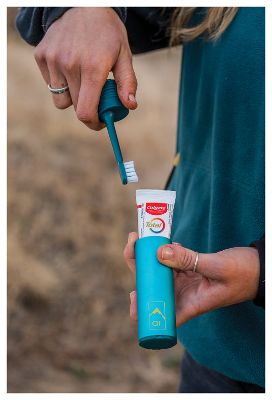 Adventure Ready Tooth Care Cap: Your Essential Travel Companion for Oral Hygiene on the Go