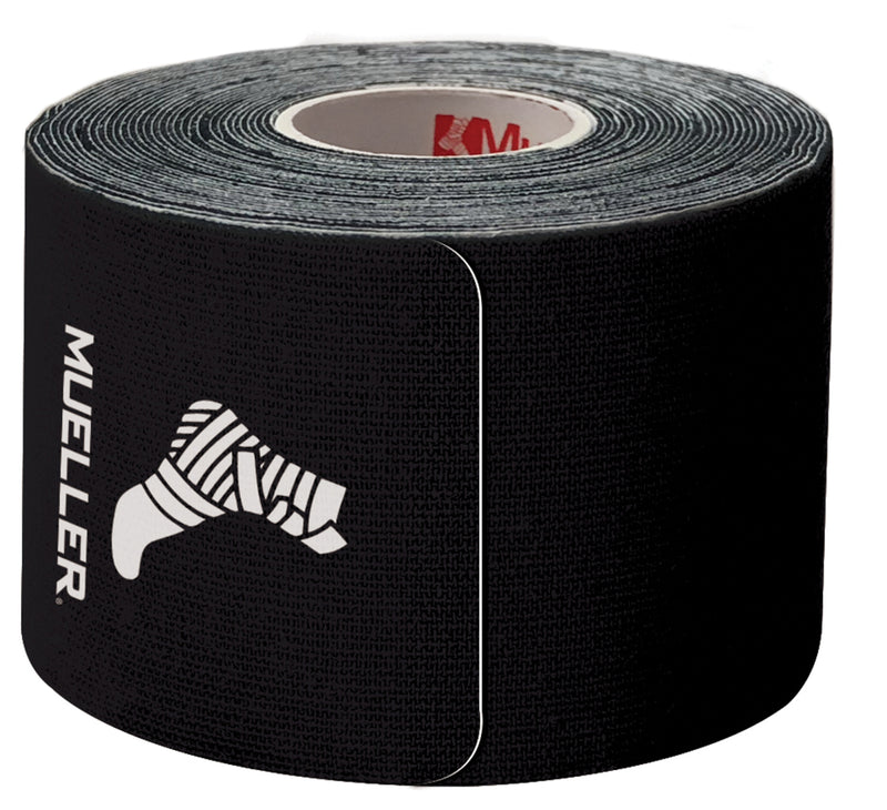 Load image into Gallery viewer, Mueller Kt Tape Pre-cut Roll in Black - Support and Relief for Active Lifestyles
