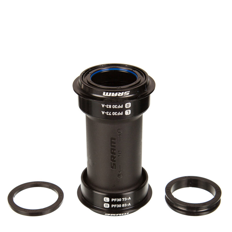 Load image into Gallery viewer, SRAM DUB PF30 83mm MTB Wide Press Fit BB, PF30, Spindle: 28.99mm, Width: 83mm, Diameter: 46mm
