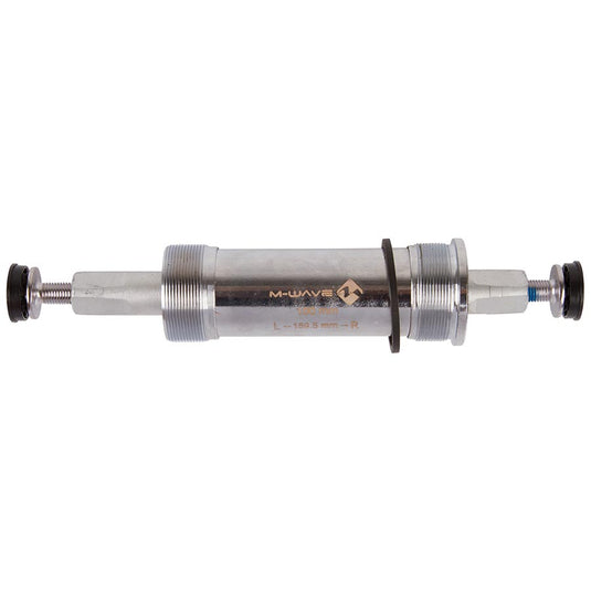M-Wave Carousel Fat Bike Square Taper Bottom Bracket, British 100mm/159.5mm, Sealed Cartridge, Silver (Pack of 2)