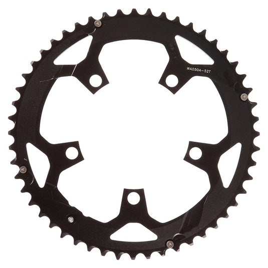 Full Speed Ahead Pro Road Chainring 52t 110 BCD 10/11-Speed Aluminum N11 Black