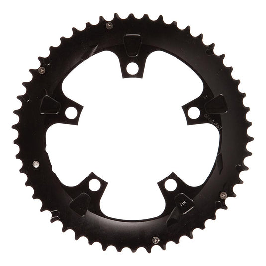 Full Speed Ahead Super Road Chainring 50t 110 BCD 5-Bolt Aluminum Blk/Silver