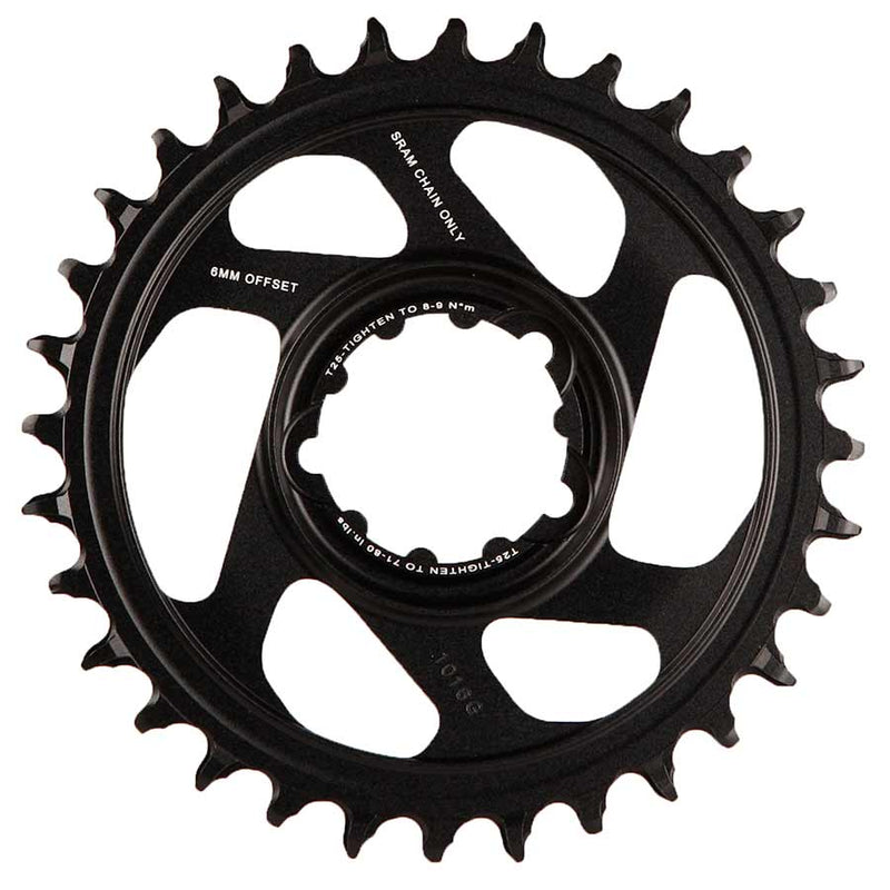 Load image into Gallery viewer, SRAM X-Sync 2 Eagle Chainring 34t SRAM Direct Mount 10/11/12-Speed Aluminum Blk
