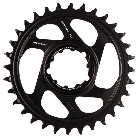 SRAM X-Sync 2 Eagle Chainring 34t SRAM Direct Mount 10/11/12-Speed Aluminum Blk