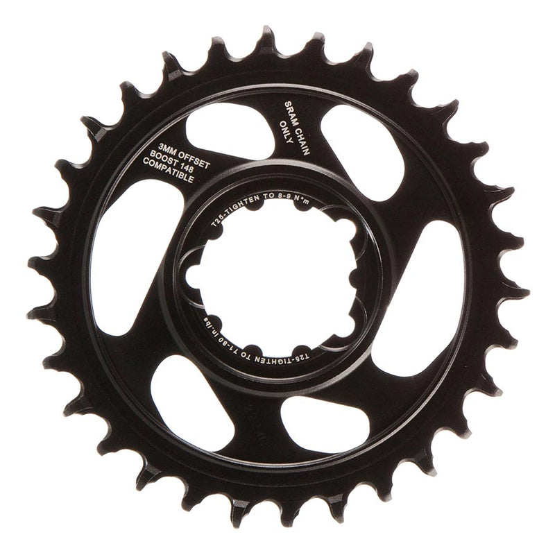 Load image into Gallery viewer, SRAM X-Sync 2 Eagle Chainring 30t SRAM Direct Mount 12-Speed Aluminum Black
