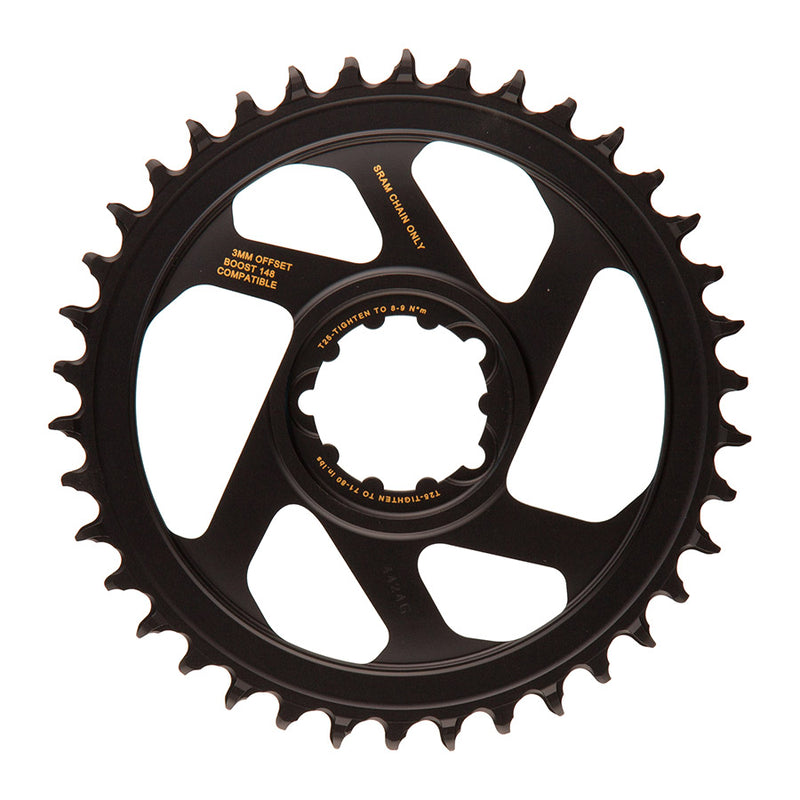 Load image into Gallery viewer, SRAM X-Sync 2 Eagle Chainring 38t Direct Mount 10/11/12-Speed Aluminum Black
