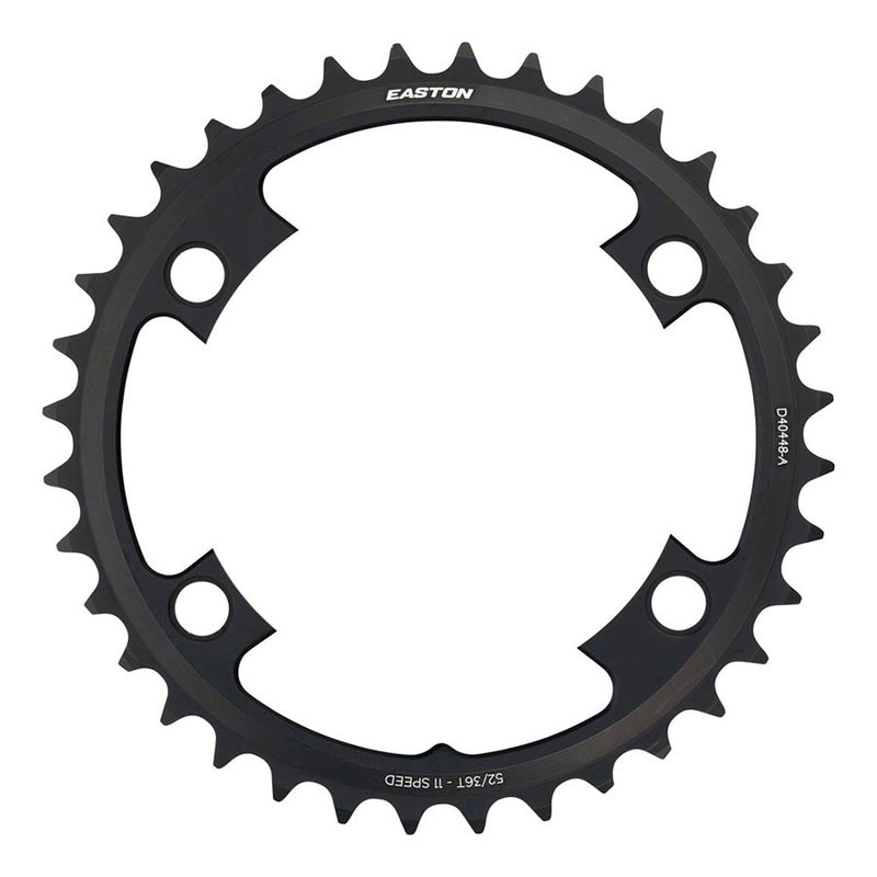 Load image into Gallery viewer, Easton 4 Bolt 36T Chainring 11sp, BCD: 64/104, Aluminum, Black
