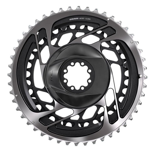 SRAM Red AXS 2x Chainring Teeth: 33/46, Speed: 12, BCD: Direct Mount, Pair, Aluminum, Grey