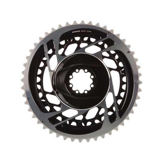 SRAM Red AXS 2x Chainring Teeth: 35/48, Speed: 12, BCD: Direct Mount, Pair, Aluminum, Grey