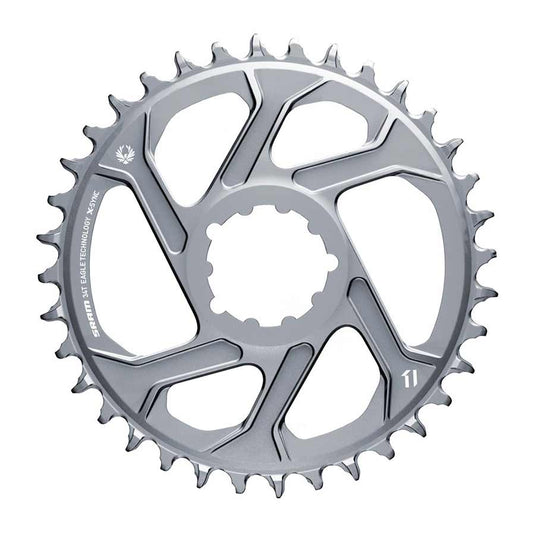 SRAM X-SYNC 2 X01 Eagle Polar Grey, Chainring, Teeth: 32, Speed: 12, BCD: Direct Mount, Single, Alloy, Offset 6mm, Grey