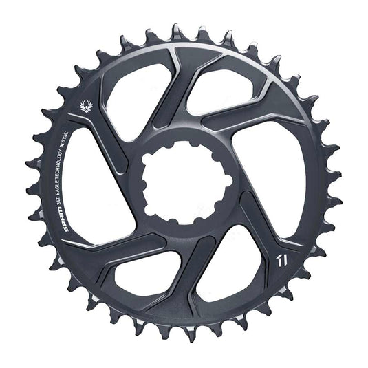 SRAM GX Eagle C1 Chainring Teeth: 34, Speed: 11/12, BCD: Direct Mount, Aluminum, Grey, 6mm