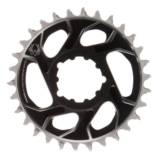 SRAM Eagle Chainring Teeth: 30, Speed: 11/12, BCD: Direct Mount, Aluminum, Grey, 6mm