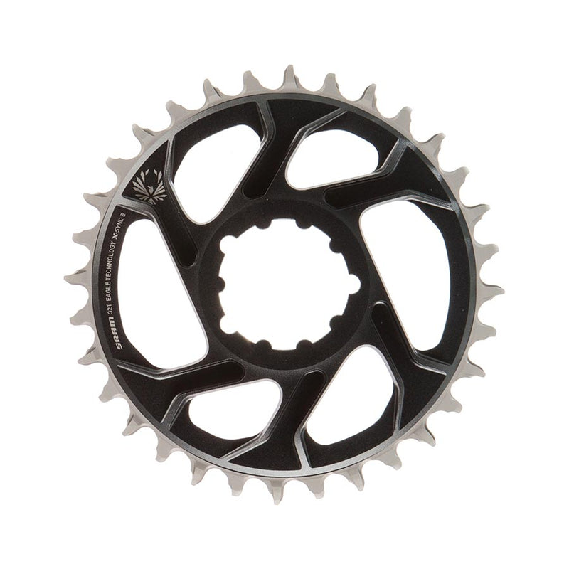 Load image into Gallery viewer, SRAM Eagle Chainring Teeth: 32, Speed: 11/12, BCD: Direct Mount, Aluminum, Lunar/Polar Grey, 6mm
