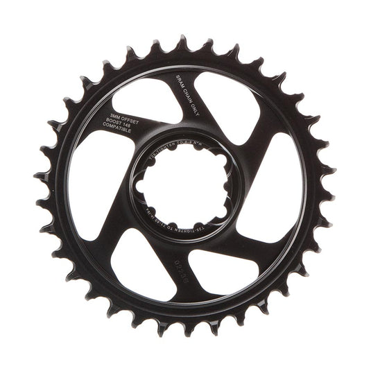 SRAM Eagle X-SYNC 2 Chainring 34t Direct Mount 12-Speed Aluminum Lunar/Polar Gry