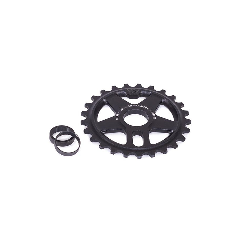 Load image into Gallery viewer, Eclat Onyx Chainring Teeth: 25, 6061 Aluminum, Black

