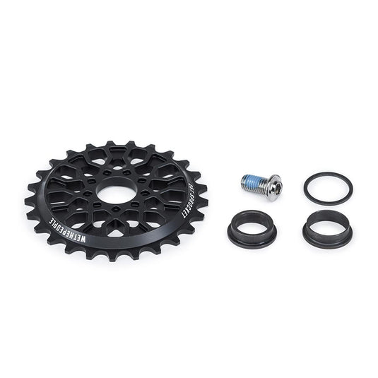 We The People Pathfinder Chainring, Teeth: 25, 6061-T6 Aluminum, Black