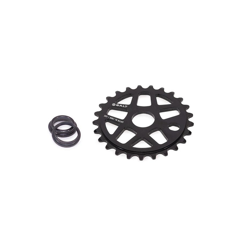 Load image into Gallery viewer, Salt Gateway Chainring Teeth: 25, 6061-T6 Aluminum, Black
