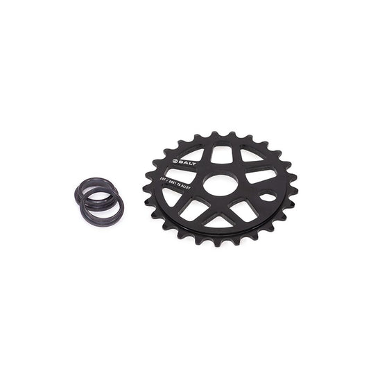 Salt Gateway Chainring Teeth: 25, 6061-T6 Aluminum, Black