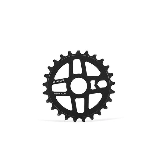 Salt Pro Chainring Teeth: 25, 6061-T6 Aluminum, Black