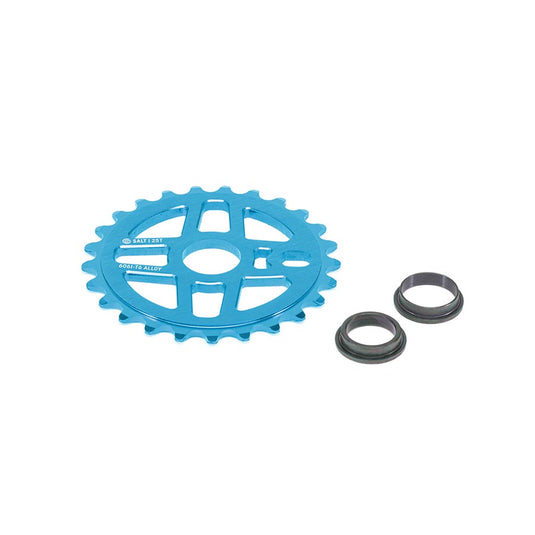 Salt Pro Chainring Teeth: 25, 6061-T6 Aluminum, Blue
