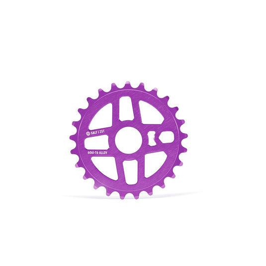 Salt Pro Chainring Teeth: 25, 6061-T6 Aluminum, Purple