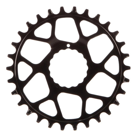 Works Components RF Cinch Chainring, Teeth: 30, Speed: 11/12, BCD: Direct Mount Cinch, Front, 7075-T6 Aluminum, Black