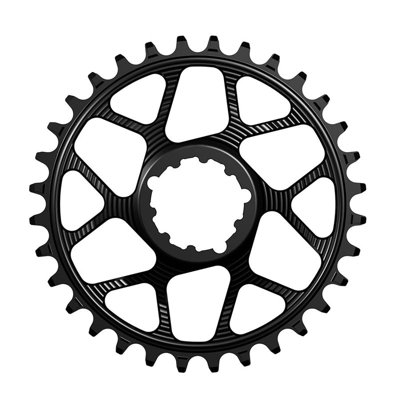 Load image into Gallery viewer, Works-Components-Chainring-34t-Direct-Mount-SRAM-3-Bolt-3-Bolt-DM-3mm-Offset-CNRG1875-Bicycle-Chainring
