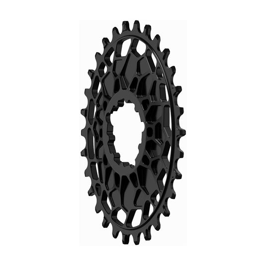 Works Components GEO SRAM GXP, Chainring, Teeth: 30, Speed: 12, BCD: Direct Mount SRAM 3 Bolt, Front, 7075-T6 Aluminum,