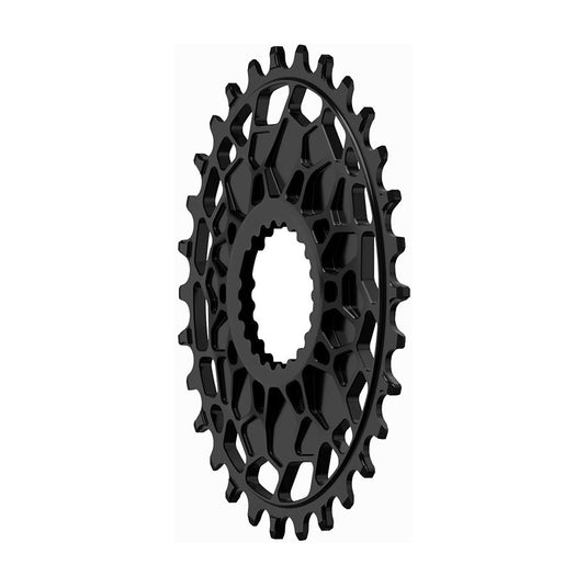 Works Components GEO Shimano Chainring, Teeth: 30, Speed: 12, BCD: Direct Mount Shimano, Front, 7075-T6 Aluminum, Black