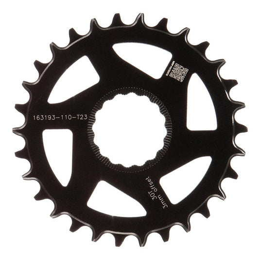 TRP CR-M9050 Boost Direct Mount Chainring - 30t, 12-Speed, CINCH Mount, 3mm Offset, 7075-T6 Aluminum, Sandblasted