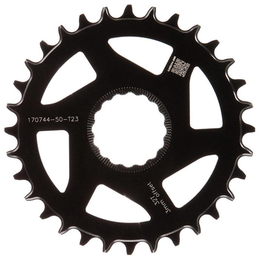 TRP CR-M9050 Boost Direct Mount Chainring - 32t, 12-Speed, CINCH Mount, 3mm Offset, 7075-T6 Aluminum, Sandblasted