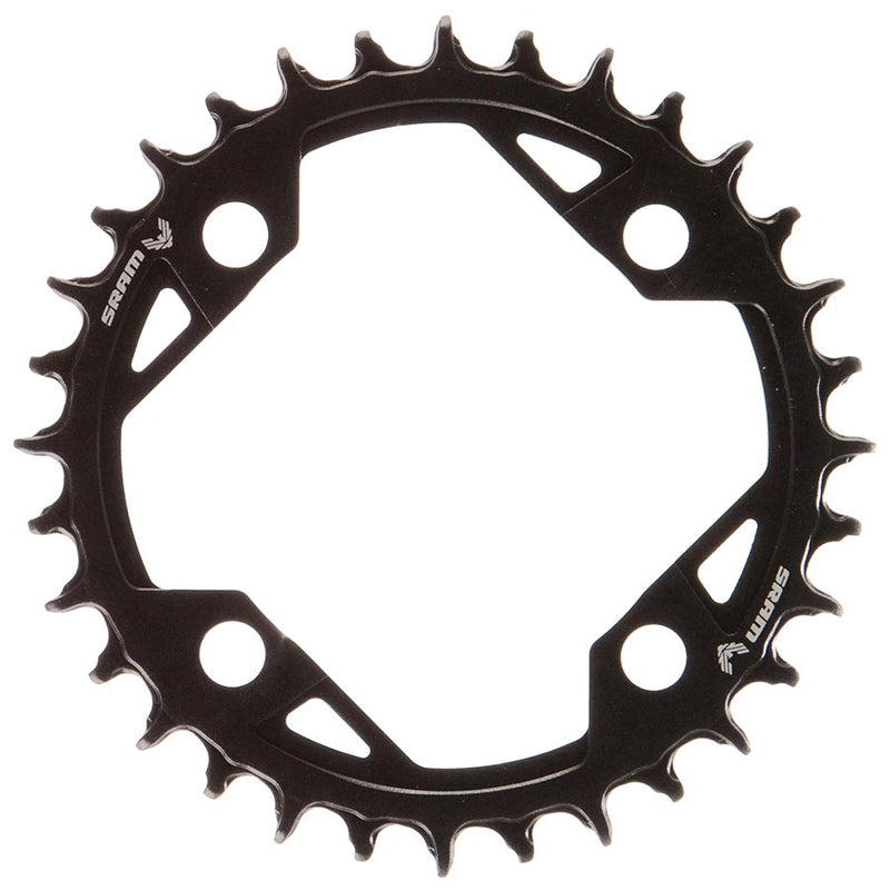 Load image into Gallery viewer, SRAM T-Type Light eMTB Chainring, Teeth: 32, Speed: 12, BCD: 94, Bolts: 4, Aluminum, Black
