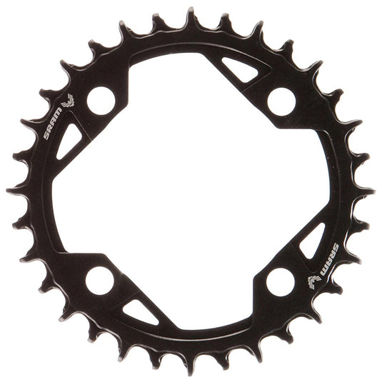 SRAM T-Type Light eMTB Chainring, Teeth: 32, Speed: 12, BCD: 94, Bolts: 4, Aluminum, Black