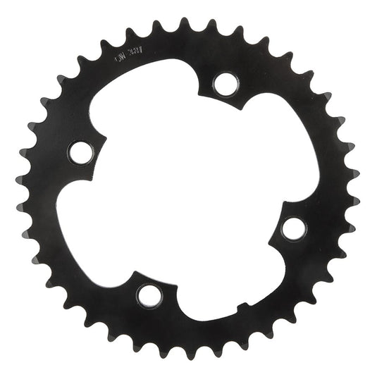 Samox PD-R4-S Chainring Teeth: 36, Speed: 1, BCD: 104, Bolts: 4, Steel, Black