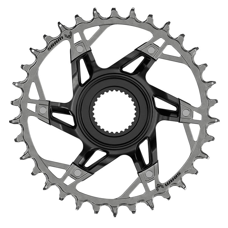 Load image into Gallery viewer, SRAM Bosch DU38 XX T-Type Chainring, Teeth: 34, Speed: 12, BCD: Direct Mount Bosch DU38, Steel, Black
