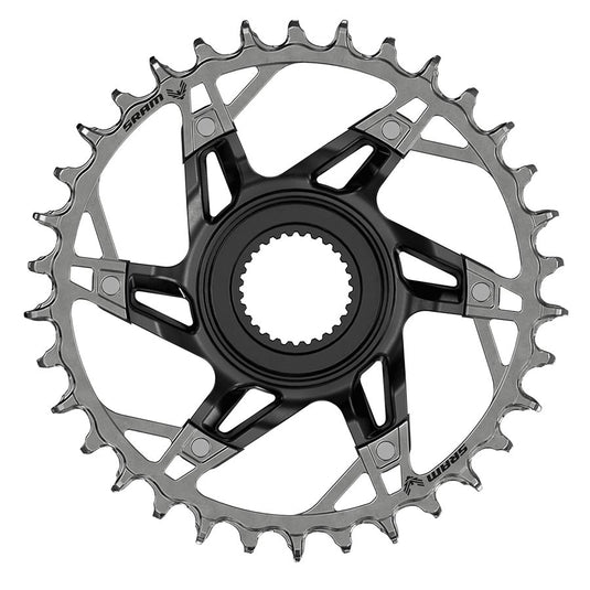 SRAM Bosch DU38 XX T-Type Chainring, Teeth: 34, Speed: 12, BCD: Direct Mount Bosch DU38, Steel, Black