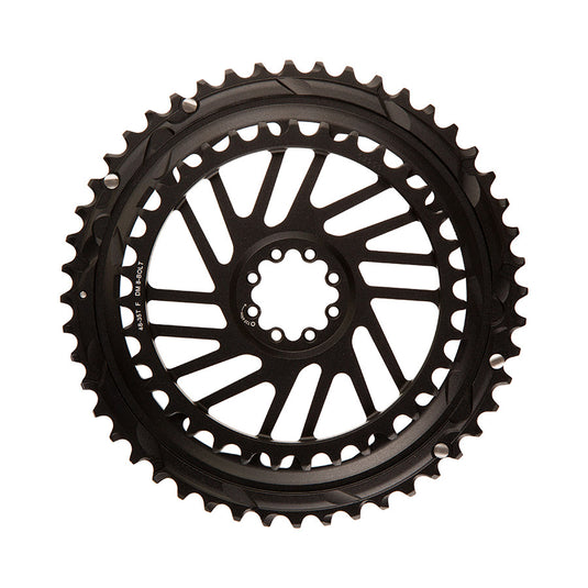 SRAM Force E1 2x Direct Mount, Chainring, Teeth: 48/35, Speed: 12, BCD: Direct Mount SRAM 8 Bolt, Black
