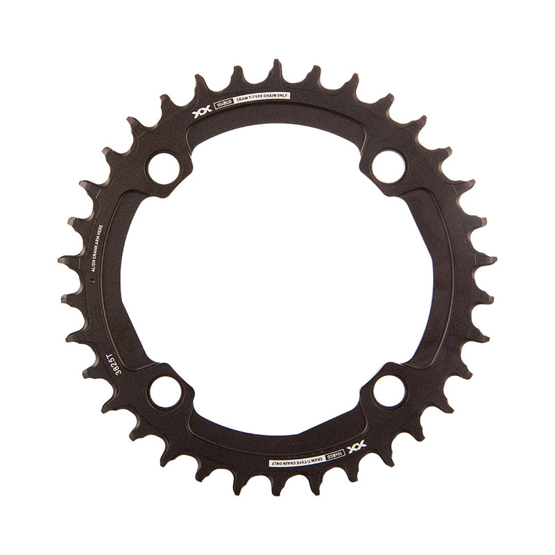Load image into Gallery viewer, SRAM XX Downhill T-Type Chainring - 34t, 12-Speed, 104mm BCD, 3mm Offset, CNC Aluminum, Black
