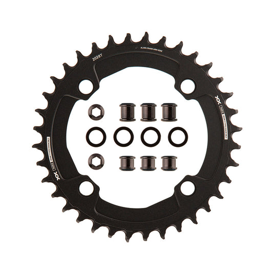 SRAM XX Downhill T-Type Chainring - 36t, 12-Speed, 104mm BCD, 3mm Offset, CNC Aluminum, Black