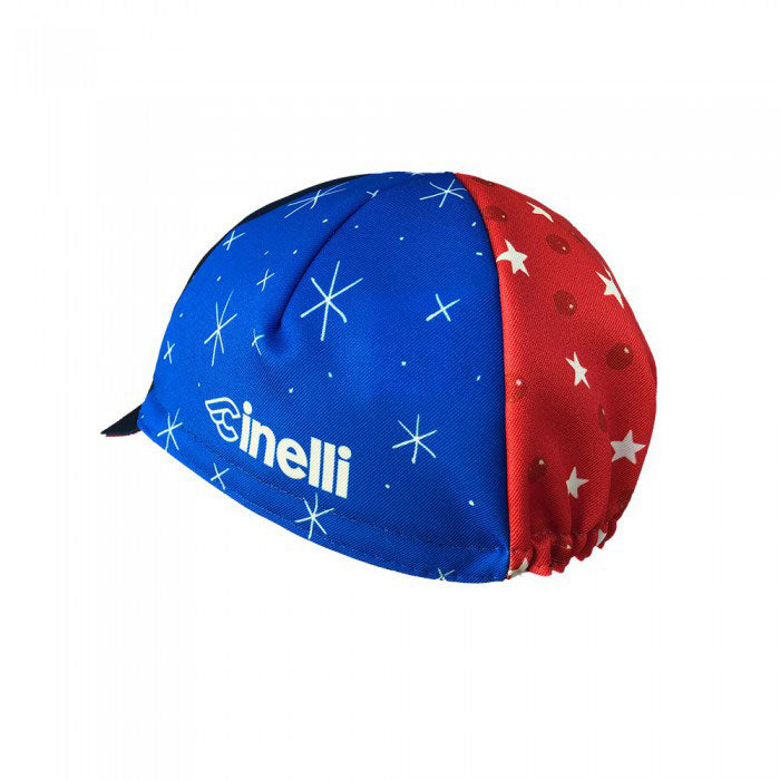 Load image into Gallery viewer, Cinelli Cycling Cap, Mora Art, Cosmic Riders, Blue
