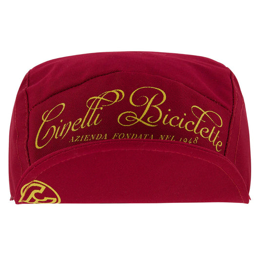 Cinelli Cycling Cap, Via Folli, Burgundy
