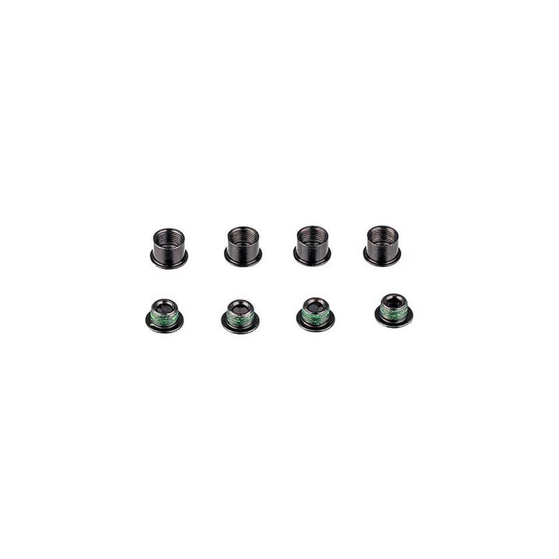Load image into Gallery viewer, Truvativ Chainring Bolt Kit 4 Arm Single with Aluminum Guard, Black
