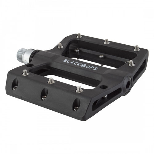 Black-Ops-Nylo-Pro-II-Flat-Platform-Pedals-Nylon-Composite-Composite-PEDL0730-Bicycle-Pedals