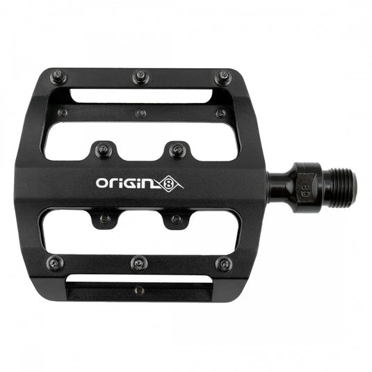 Origin8 Rascal XS Platform Pedals 9/16" Concave Alloy Body Removable Pins Black